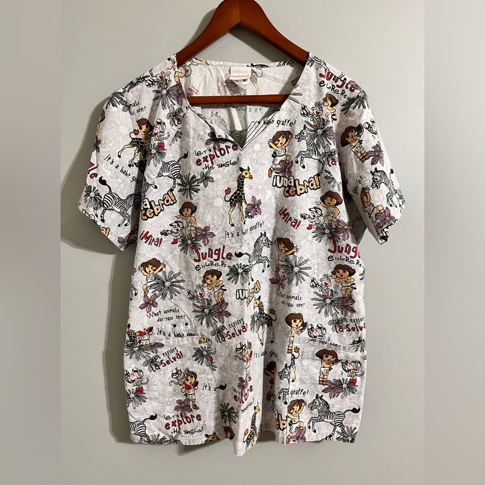 Nickelodeon Dora the Explorer Scrub Top